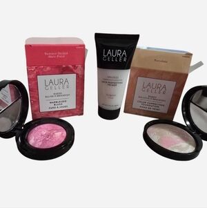 Laura Geller Blush, Primer and Powder Foundation